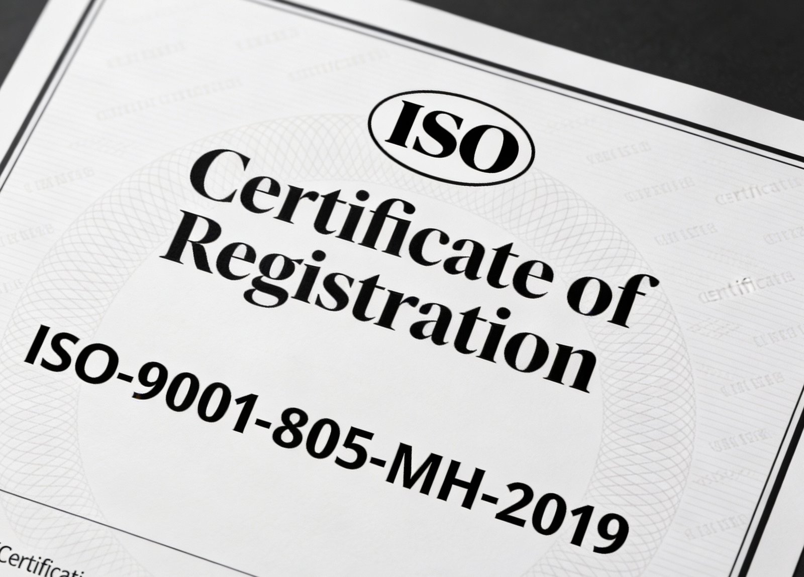 ISO Certificate